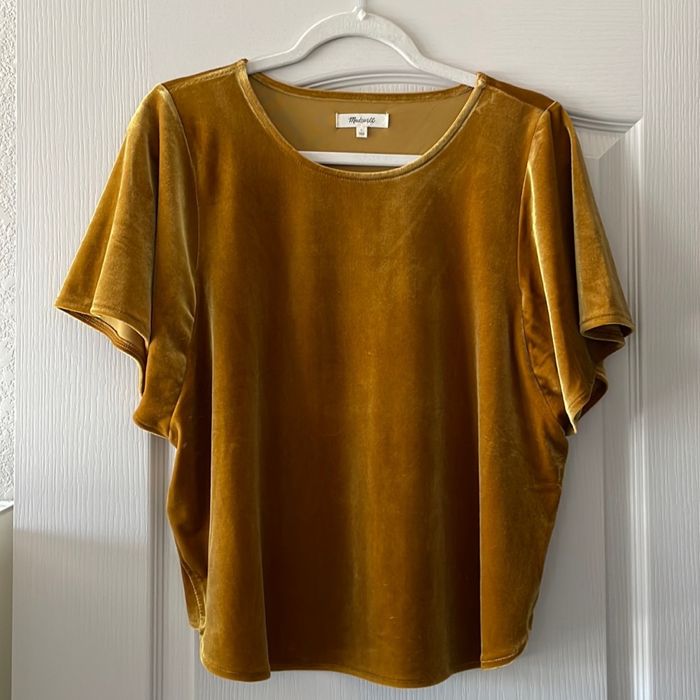 Madewell Velvet Top